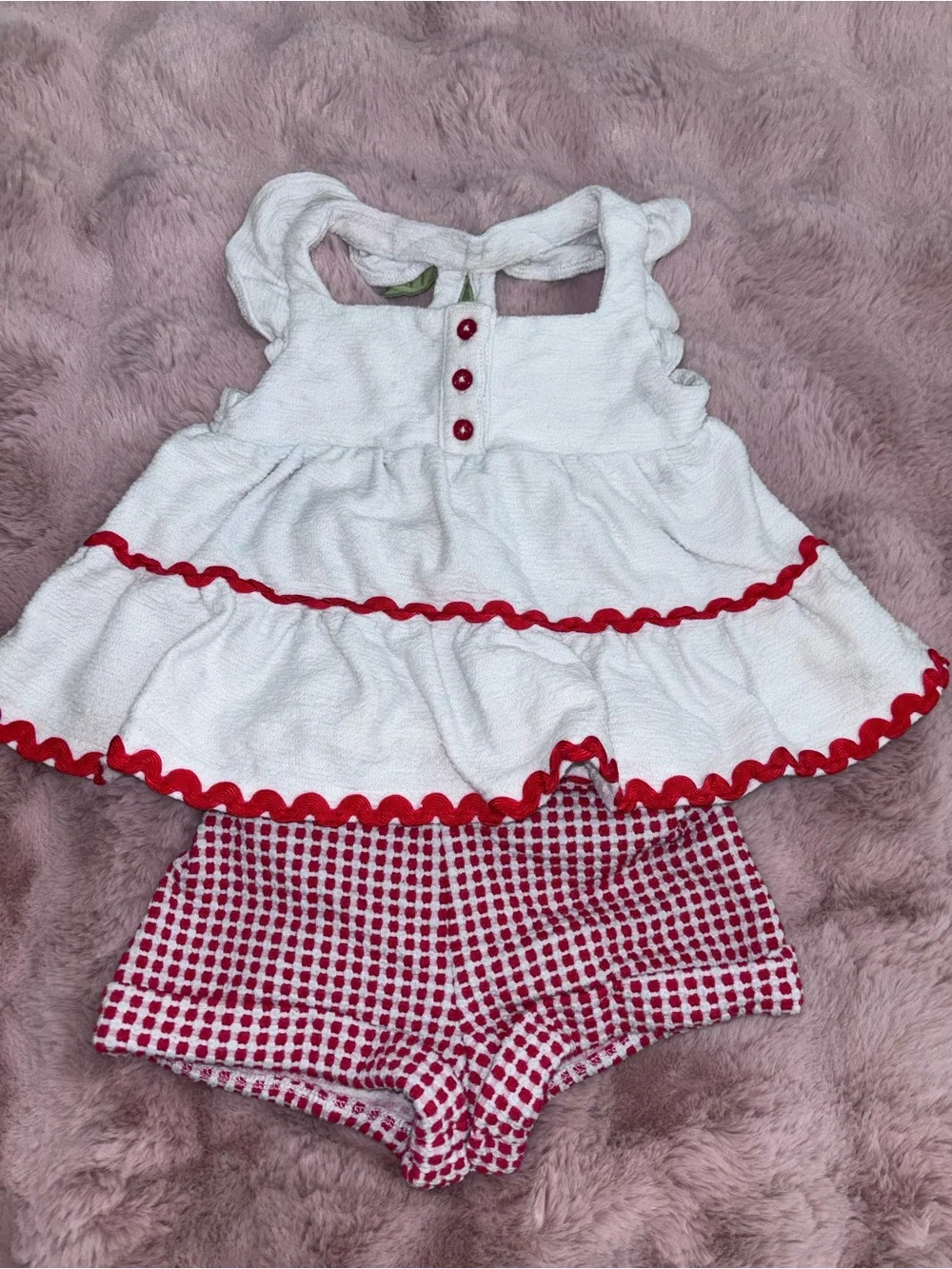 18M Baby Girl Clothes Bundle – Pajamas, Tops & Shorts